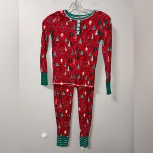 Matilda Jane Red & Green Christmas Tree holidays festive soft Pajama Set
